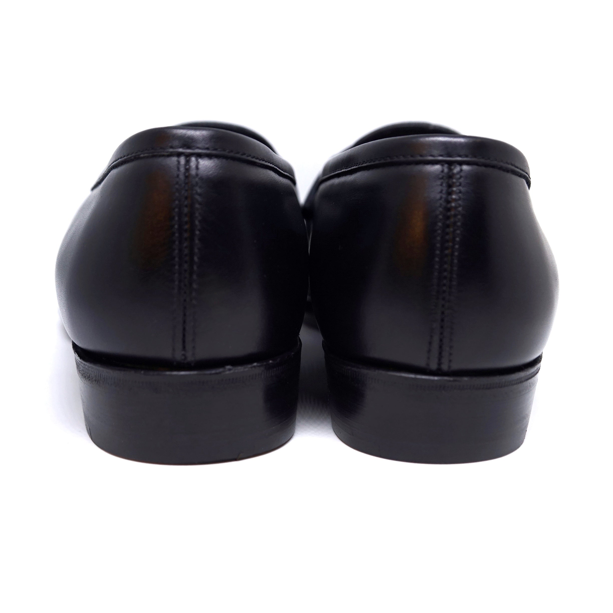 GEORGE CLEVERLEY / THE COLONY BLACK CALF LOAFERS