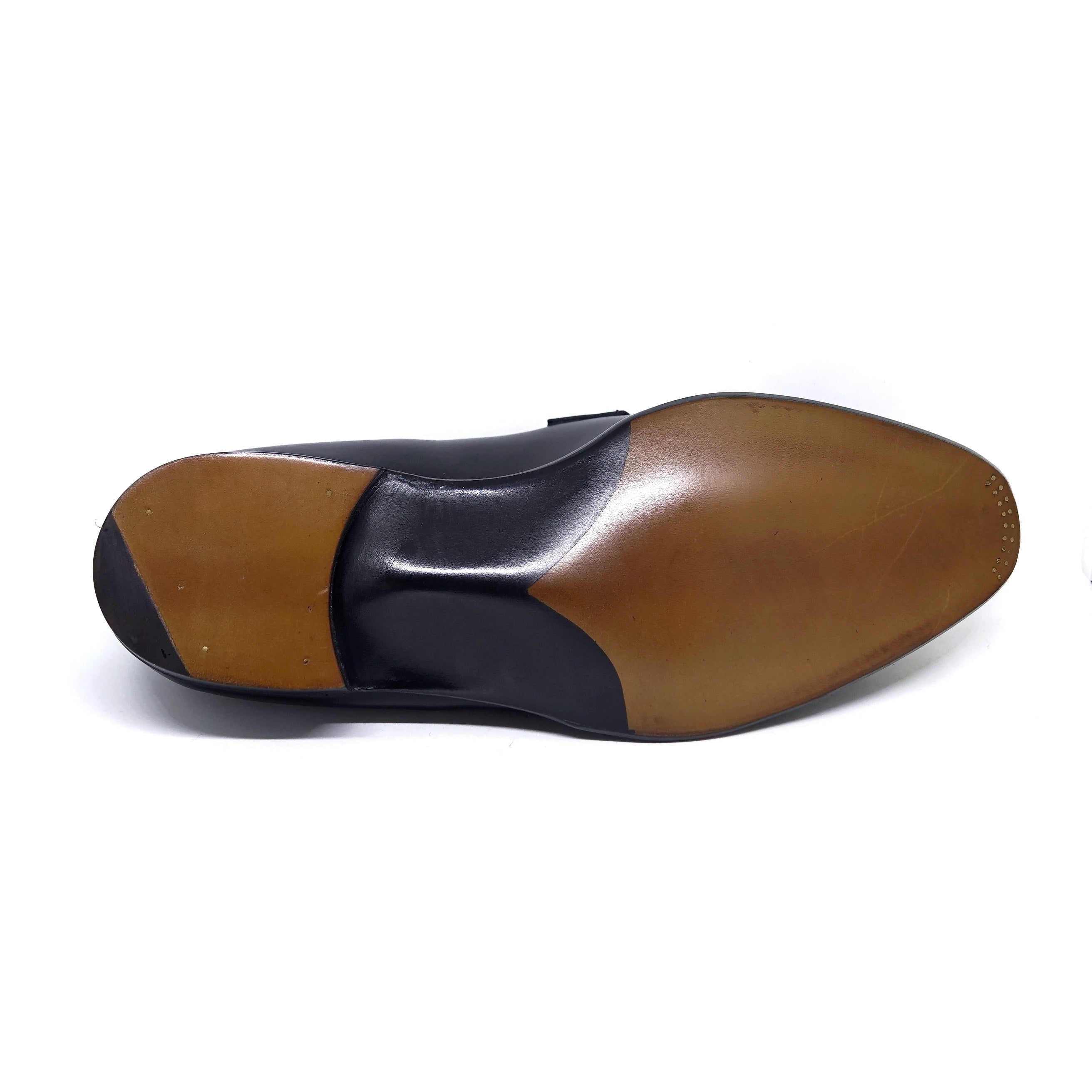 GEORGE CLEVERLEY / THE COLONY BLACK CALF LOAFERS