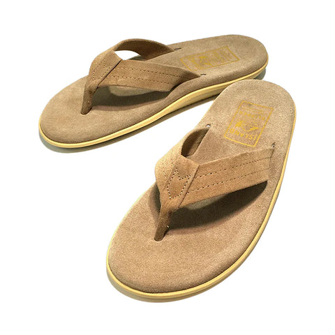 ISLAND SLIPPER TAUPE SUEDE THONG (PT203 TAUPE)
