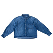 AKIKO OGAWA X COLONY CLOTHING / LADIES CROPPED DENIM SHIRT SHC-4001