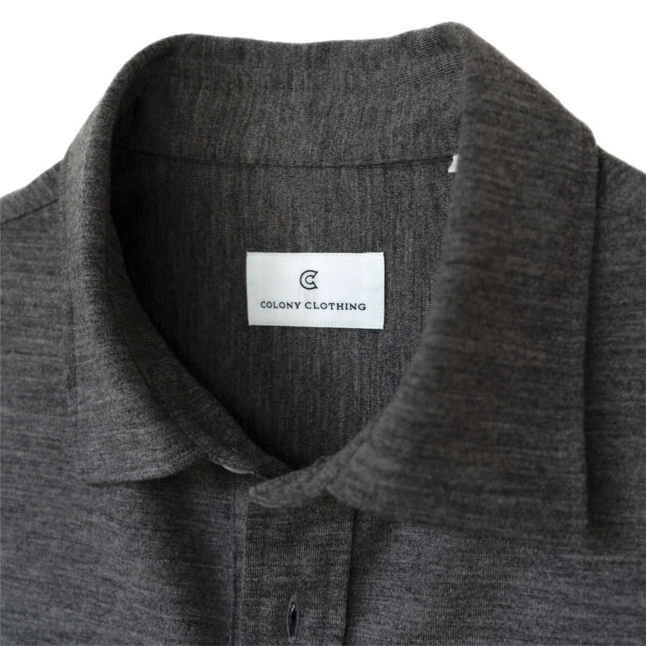 COLONY CLOTHING / WOOL JERSEY LOUNGE SHIRT / CC2202-SH02-2