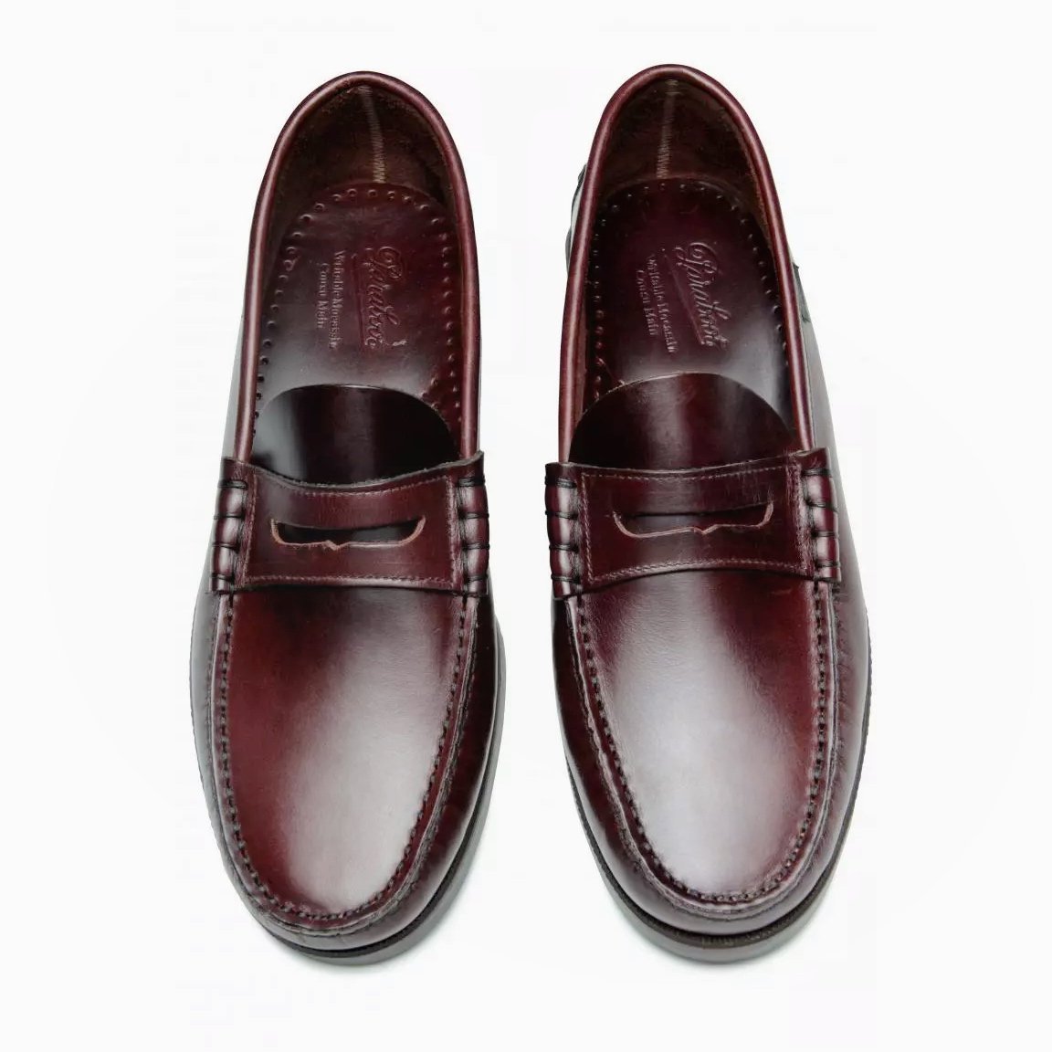 PARABOOT / CORAUX- LISSE AMERICA MAROON – COLONY CLOTHING