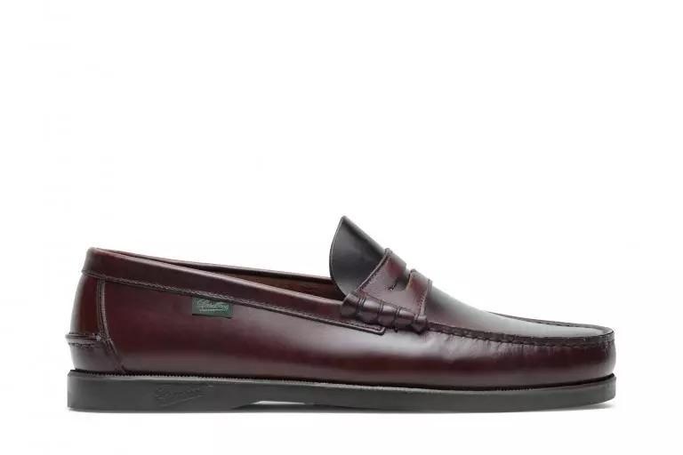 PARABOOT / CORAUX- LISSE AMERICA MAROON