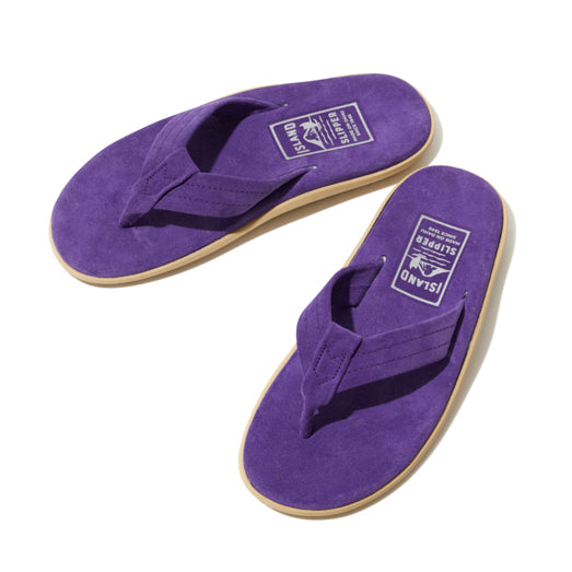 ISLAND SLIPPER PURPLE SUEDE THONG (PT203 PURPLE)
